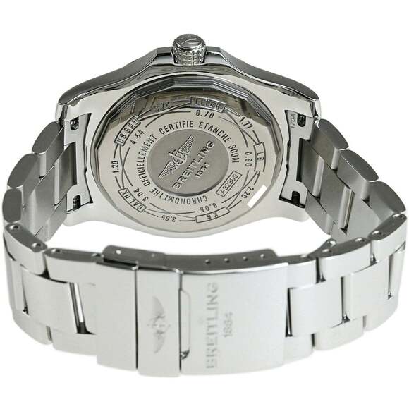 BREITLING Avenger II GMT Mother-of-Pearl Watch, Japan Exclusive, A3239011 A80... - Picture 7 of 9